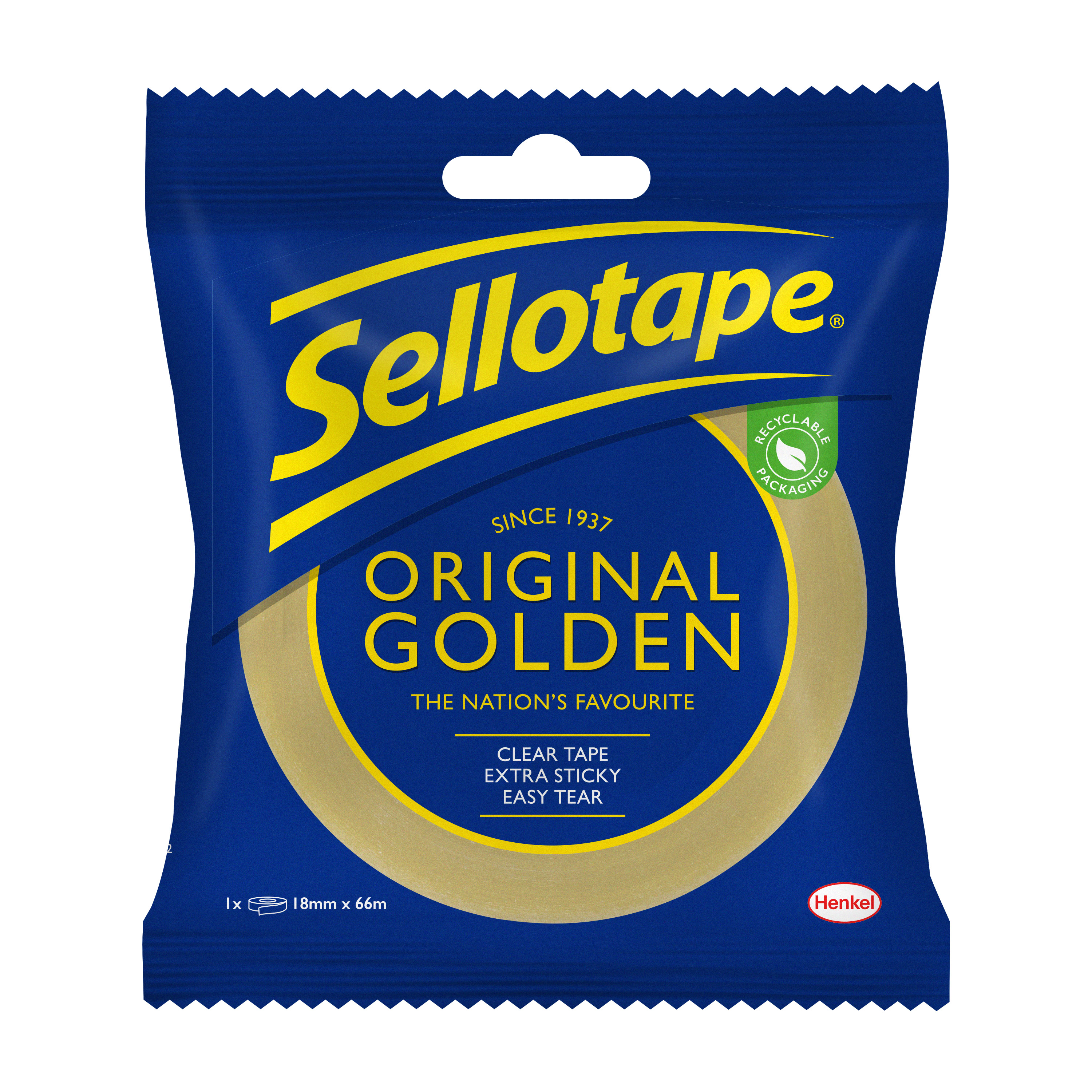 SELLOTAPE HANG PACK 18MM X 66M (2928295)